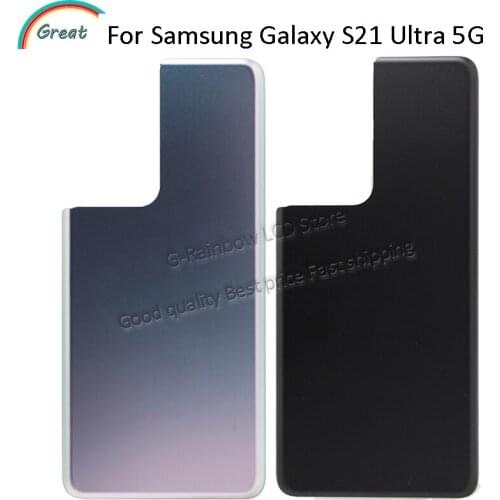 Back For Samsung Galaxy S21 Ultra 5G Battery Back Cover Door Rear Housing Case Assembly For Samsung S21Ultra G998 Back Housing