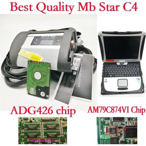Best Quality Full Chip V2020-12 software HDD MB STAR C4 MB SD Connect Compact 4 Car & Truck Diagnostic Tool with WIFI Function