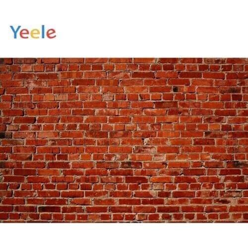 Grunge Retro Red Brick Wall Backdrops Wedding Birthday Party Photo Background Newborn Children Vinyl Photophone for Photo Studio