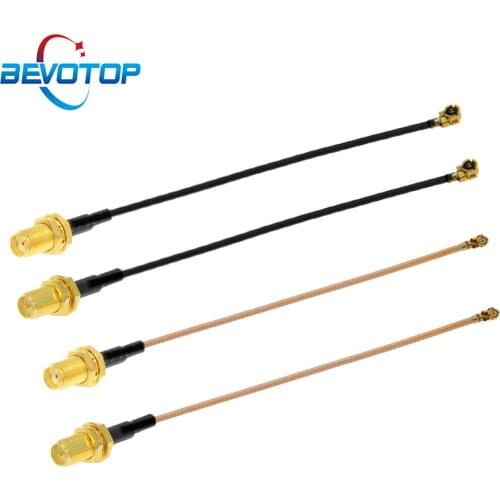 2pcs IPEX Cable uFL/u.FL/IPX/IPEX-1 Female to SMA Female WIFI Antenna RF Cable RF1.13/RG178 Pigtail Extension