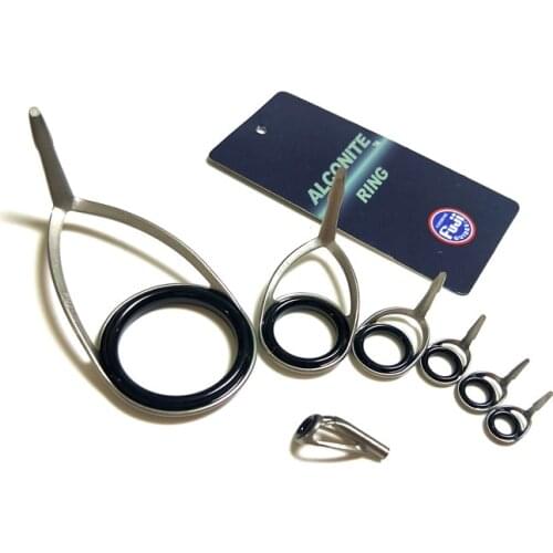 FUJI KL Kit Fishing Rod High quality guide Kit Alconite ring guide set one set 7pcs