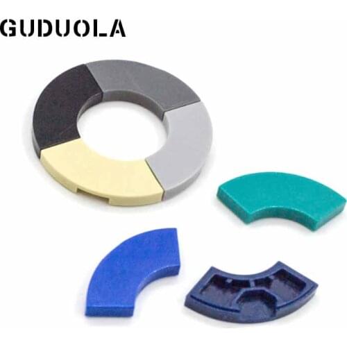 Guduola Special Brick Tile 2x2 Curved Corner with Cutouts 27925 / 67124 MOC Building Block Educational Parts 80pcs/LOT