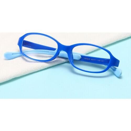 Logorela New Baby Anti-blue Light Silicone Glasses Brand Children Soft Frame Goggle Plain Glasses Kids Eye Fame Eywear 8829