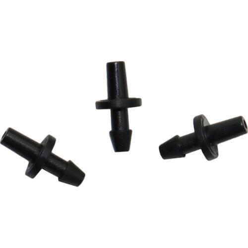 Greenhouse 4 mm Single Barb Straight Connector Garden Water Quick Connector Drip Irrigation Fittings Agriculture Tools 50 Pcs