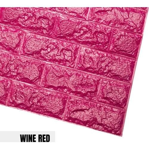 70x77/30cm PE Foam Wall Stickers Living Room Bed room Wall Covering DIY Self adhesive Brick Wallpaper for Wall Waterproof