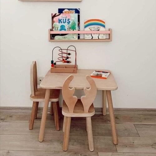 Rectangular Table and Deer Chair-Rectangle Table and Deer Chair