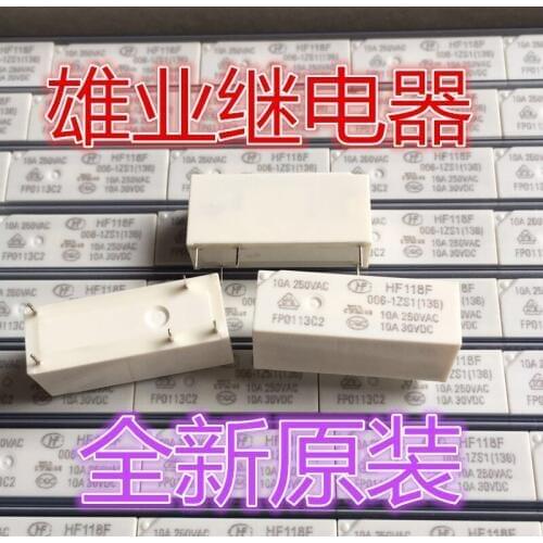 Relay HF118F/006-1ZS1 5PIN 10A