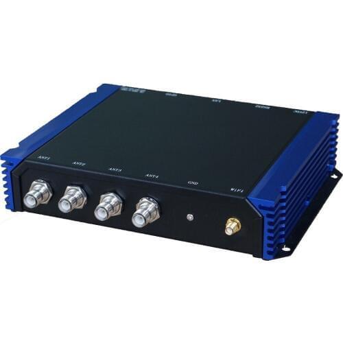 RS232/WG26/RS485/RJ45 interfaces Long Range 4ports Rfid UHF Reader