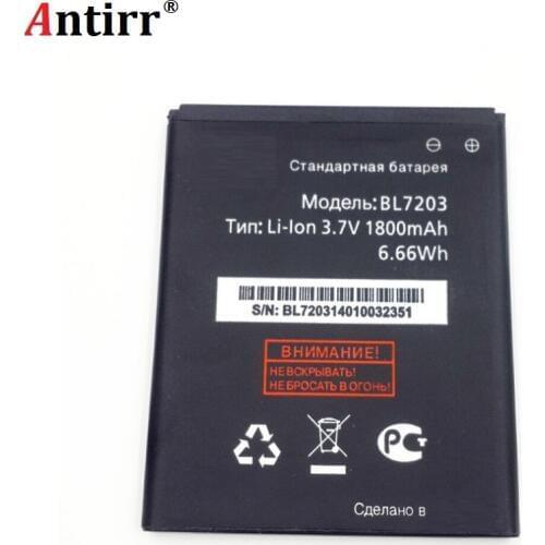 3.7V 1800mAh 6.66Wh Replacement Phone Battery BL7203 for Fly IQ4405 IQ4413 Moblie Phone + Track Number