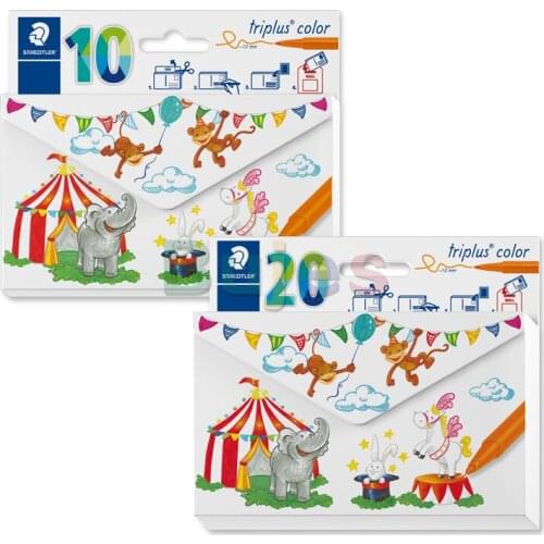 STAEDTLER 323 CL10/20 Colored Watercolor Marker Pen Highlighter School Stationery Office Supplies Drawing Art Marker