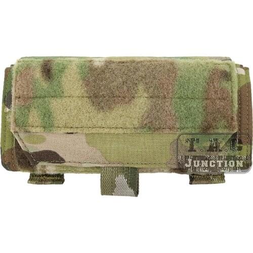 Tactical Low Profile Admin Map Documen Pouch Multi-Purpose Utility MOLLE Case Grid Reference Guide Organizer Pocket Multicam