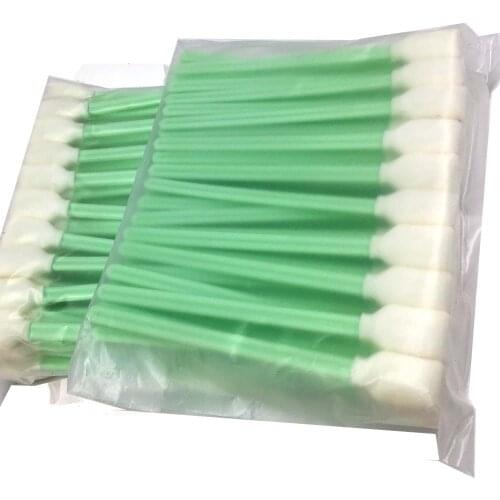 200PCS For Epson DX4 DX5 DX7 TX800 XP600 print head clean swab stick sponge foam tipped Miamki JV5 CJV150 JHF solvent uv printer