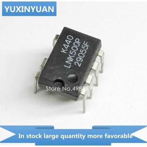 YUXINYUAN 5PCS/LOT LNK500P LNK500 LNK 500P DIP7 in stock in stock