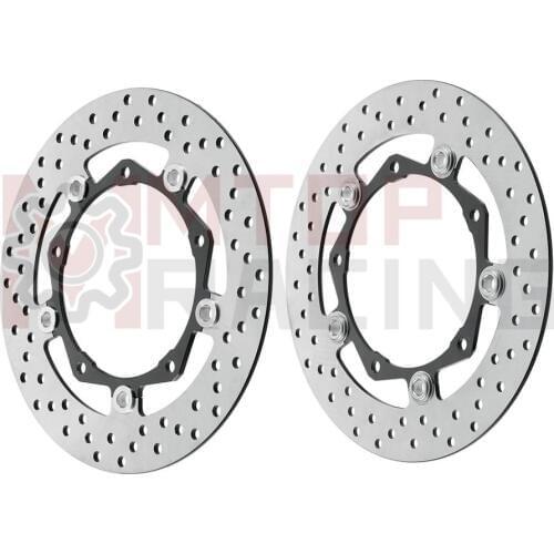 1 Pair Front Brake Disc for Yamaha XP530 T-max530 (2013-2014) XP530 T-max 530 ABS Model (2015 2016 2017 2018) Brake Rotors