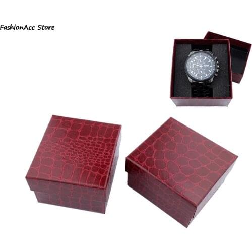 1Pc Durable Watch Box Crocodile Present Gift Box Case For Bracelet Bangle Jewelry