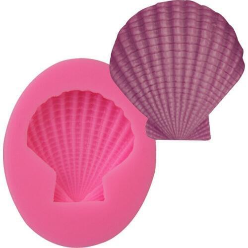 1Pcs Starfish Silicone Mold,Conch shell Sugarcraft Cake Decorating Tools,Fondant Chocolate Molds Cake Border Mould