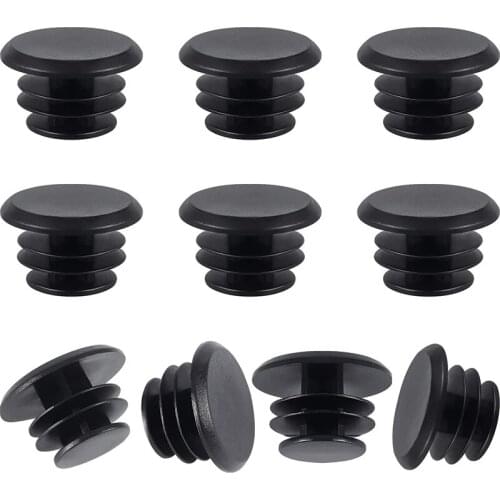 100 Pcs Handlebar Bar End Plugs Plastic Bike Handlebar Bar End Caps for Road Mountain Bike Most Bicycle