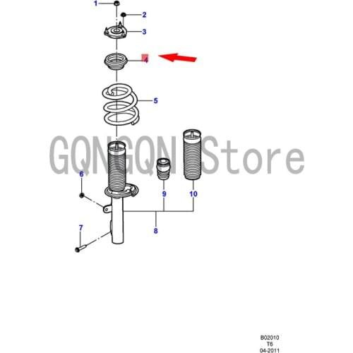 CAR Front engine bearing septum For dMo nd eoT ran sit Tow arm bushing Suspension tie rod bearing bush Tow arm bushing