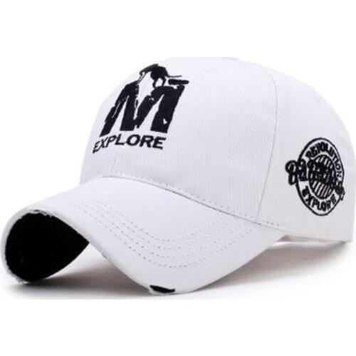 MAERSHEI Fashion couple embroidered baseball cap mens outdoor sports hat ladies sunscreen visor cap