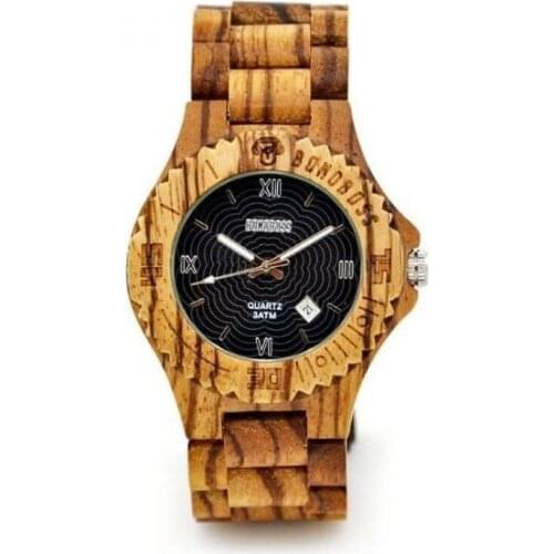 Watch Zebrano Wood Kunza