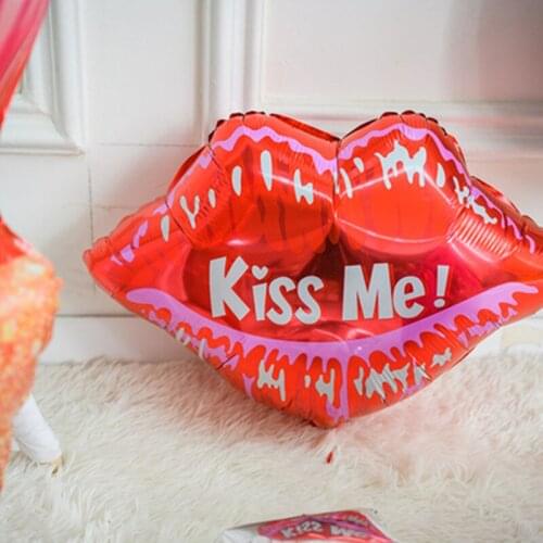 Childrens toys kiss me aluminum balloons birthday balloons wholesale wedding decorations
