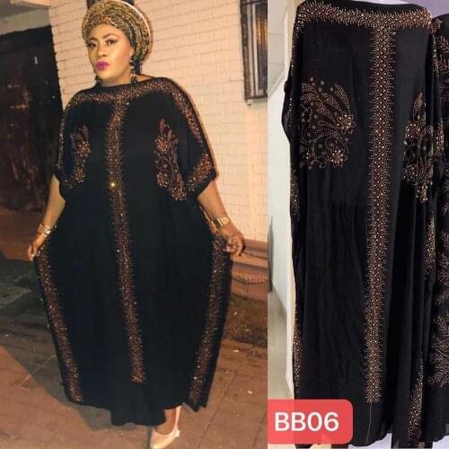 Dress Length:140cm Bust:168cm 2019 fashion very big dresses ,Elegant oversized traditional with beads dresses for lady/women