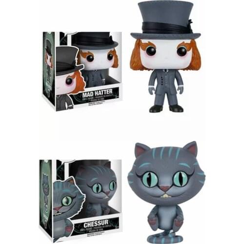 Funko pop Alice in the Wonderland Chessur #183 Cat MadHatter #181 Action Figures Model Toy