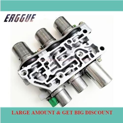 Transmission Solenoid Block Solenoid Pack Tested 4F27E Fit for Ford/Mazda fit the FNR5 5 Speed Main Valve Bodies 16x15x4cm