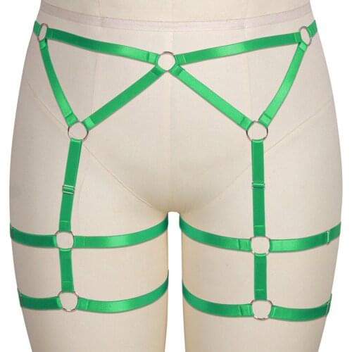 Stocking Belt Harness Fashion Plump Women Punk Gothic Costume Fetish Erotic Elastic Bondage Sword Belt Exotic Accessories Garter