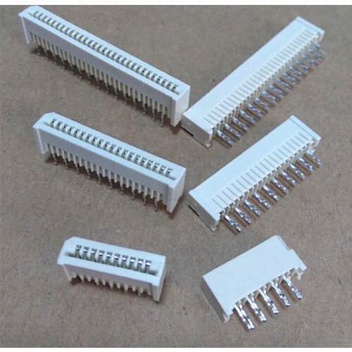 Fpc connector without lock inline 29 pin 31pin 1mm pitch
