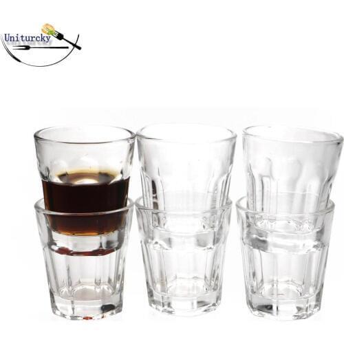 45ml Crystal Whiskey Glass Cup Hand Blown Wall Whey Protein Canecas Nespresso Coffee Mug Espresso Coffee Cup Thermal Glass