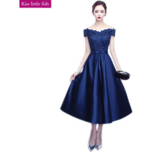Kiss little fish Womens Off Shoulder Dresses