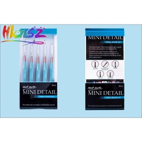 5Pcs/Wolf hook line detail brush soft brush watercolor oil painting hand-painted pen art supplies