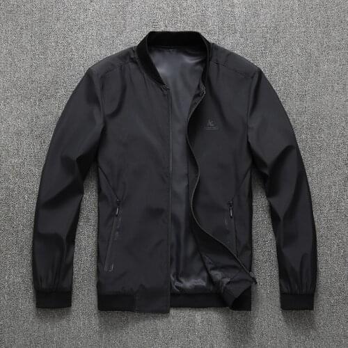 2021 fashion autumn mens new style Korean stand-up collar loose sports casual mens long-sleeved jacket pocket jacket men