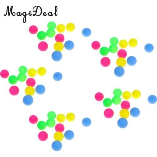 MagiDeal 60 Pieces Colorful Beer Balls Table Tennis Balls Entertainment Party Toy Game Raffle Balls