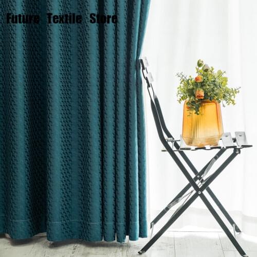 Nordic Minimalist Blackout Light Luxury High-end Curtains for Living Dining Room Bedroom