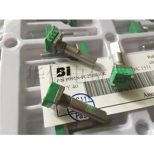 Original new 100% 091N5G B10K 9011 type horizontal single potentiometer B10K handle length 25MMF (SWITCH)