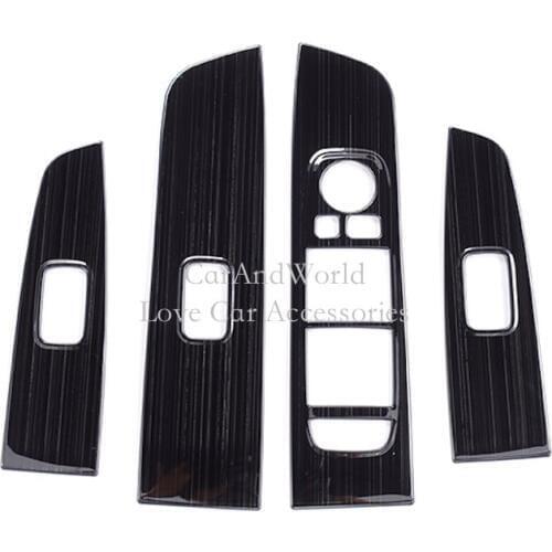 For Kia Sportage 3 QL 2018 2019 2020 Stainless Door Window Switch Glass Lift Control Panel Cover Trim Protector Car Accessories