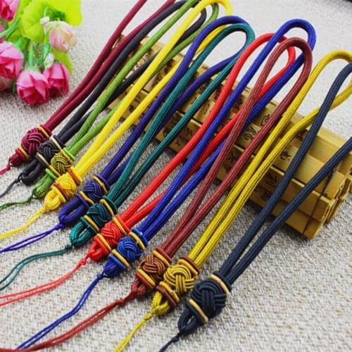 Round Rope Pineapple Ring Hand DIY Knitted Handle Neck Hanging Pendant