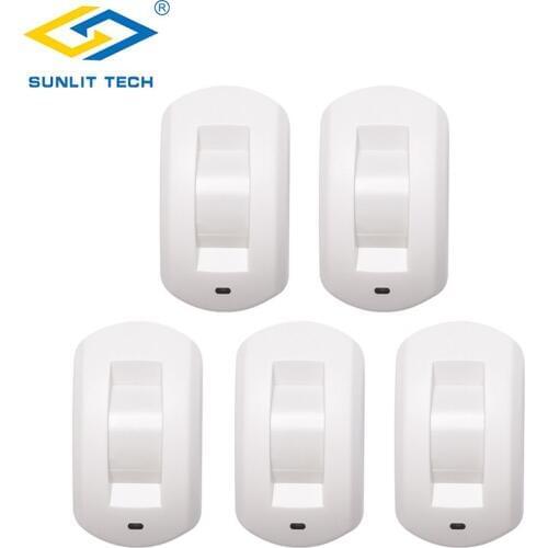 5pcs/Lot Wired Curtain Window PIR Motion Sensor Ceiling Passive Infrared Motion Detector For Home Burglar Alarm Security System