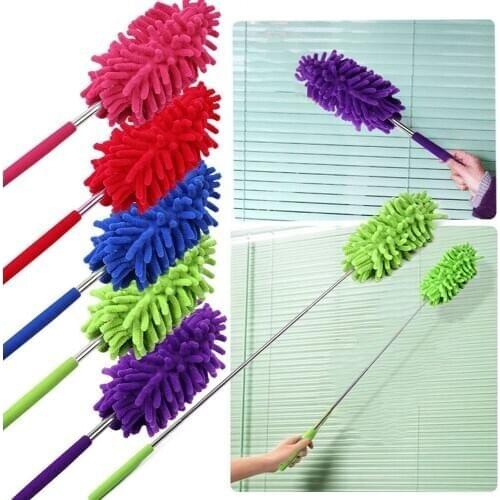 Adjustable Microfiber Dusting Brush Extend Stretch Feather Duster Air-condition Household Furniture Cleaning Accessories A30114