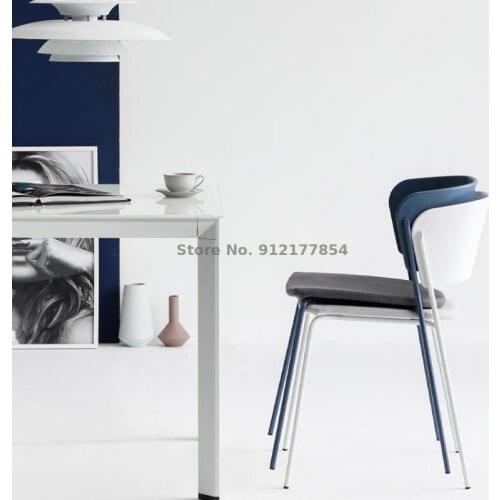 Nordic Dining Chair Backrest Simple Home Dining Chair Commercial Coffee Chair Makeup Chair Ins Chair Net Red Chair Designer Chai