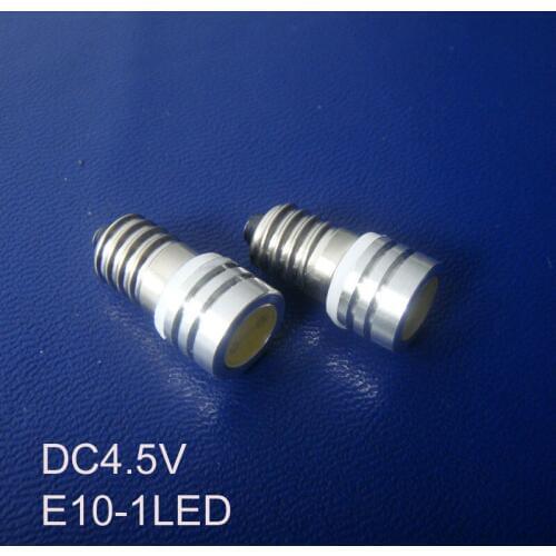 High quality DC4.5V E10 led,E10 5V,E10 led,E10 light 4.5V,4.5V E10 Bulb,E10 4.5V Lamp,E10 Lamp,E10 5V 1W,free shipping 100pc/lot