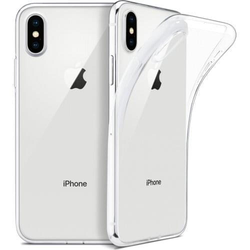 Ultra Thin Slim Transparent Funda Case For iPhone X XS 12 Mini 11 Pro Max 8 7 6 Plus Clear Soft TPU Cover For iPhone XR SE 2020