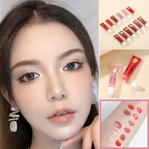 High Quality 12 Color Mirror Lip Glaze not Easy to Stain Lasting Moisturizing with Flash Lipstick Gifts for Girls