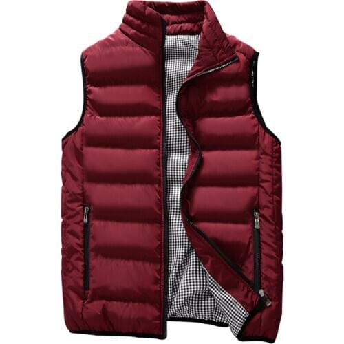 High Quality mens warm vest Winter Warm Sleeveless Jackets Vest Men waistcoat Mens Casual Male Vest Coat Homme Plus Size XS-5XL