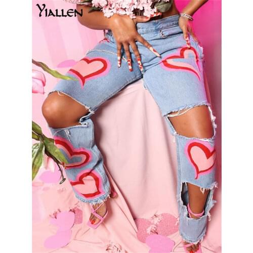 Yiallen Women's Straight Jeans