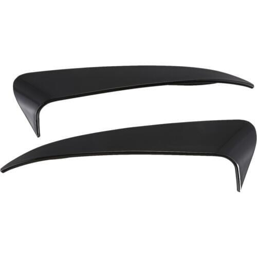 Rear Bumper Spoiler Air Vent Trim Cover Car Body Stickers Covers For 2015-2019 For Benz C Class W205 C43 C63 Amg Black Car Acces