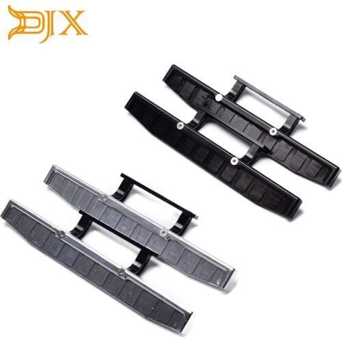1 Pair Alloy Metal Side Step Plate Foot Tamiya 1/10 Buriser HILUX