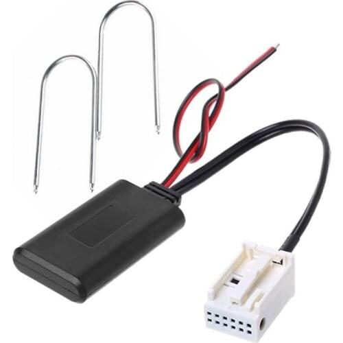 12Pin Module Wireless Radio Stereo AUX-IN Audio Adapter For Peugeot 207 307 407 308 Citroen C2 3 RD4 87HE